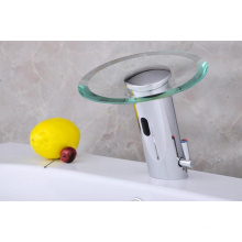 Tempered Glass Automatic Faucet with Button